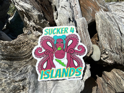 Sucker 4 Islands Sticker